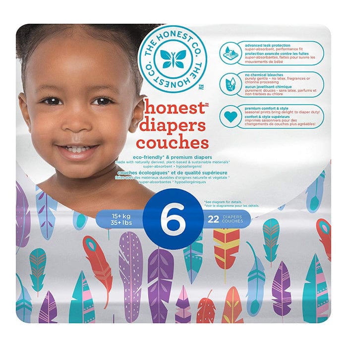The Honest Company DIAPERS - PAINTED FEATHERS