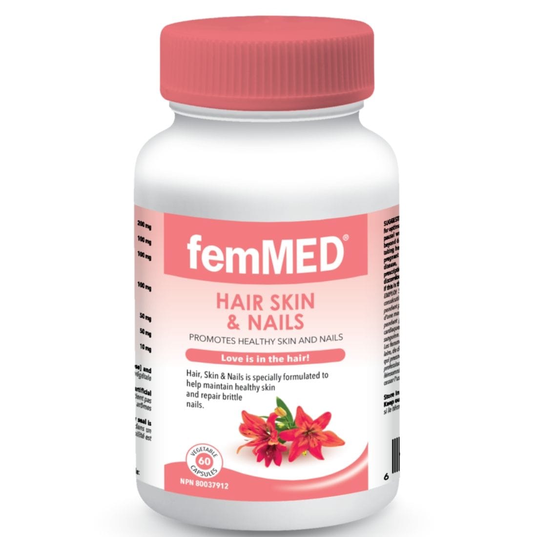 FemMED Hair, Skin & Nails, 60 Vegetable Capsules