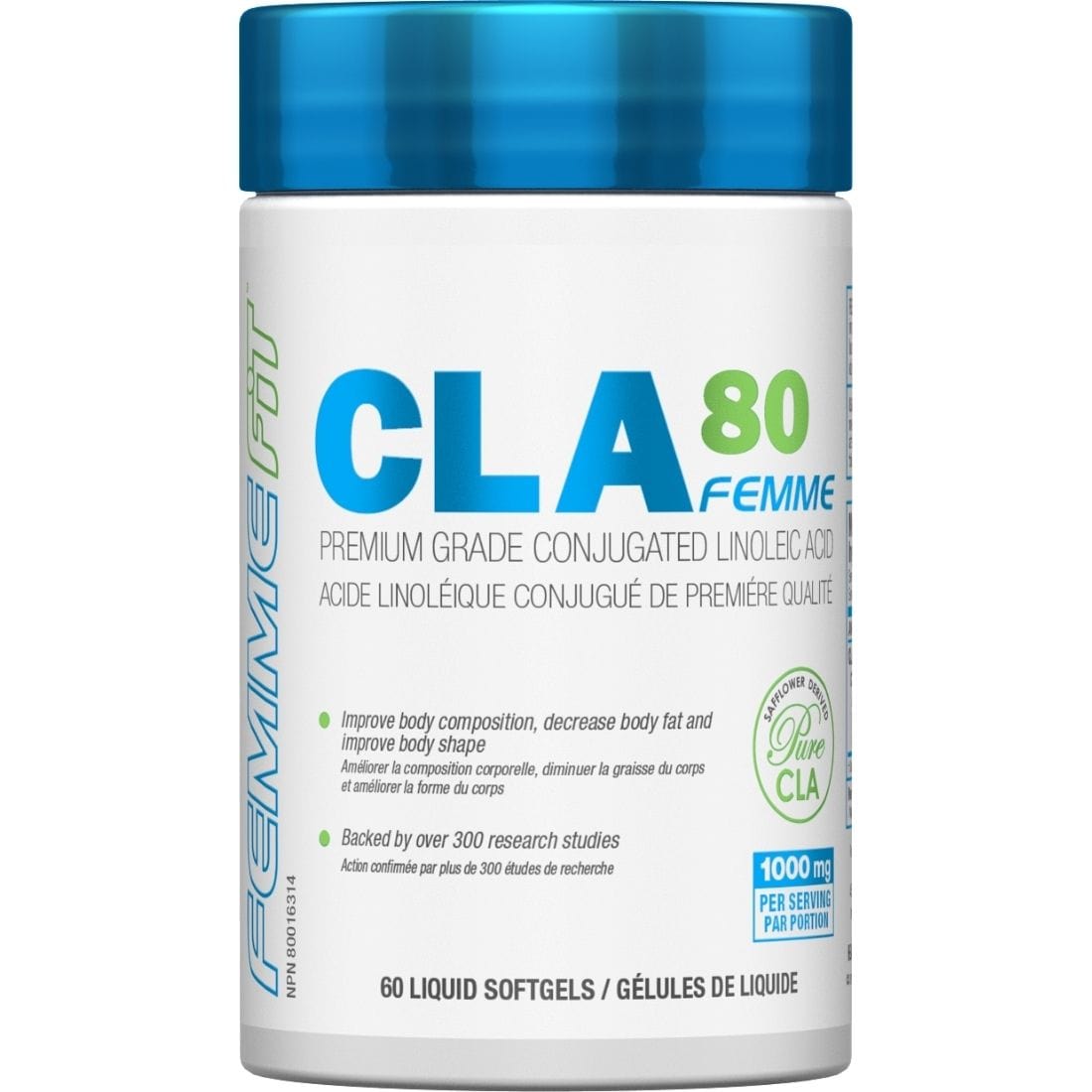 FEMMEFit CLA 80 Femme, 60 Liquid Softgels