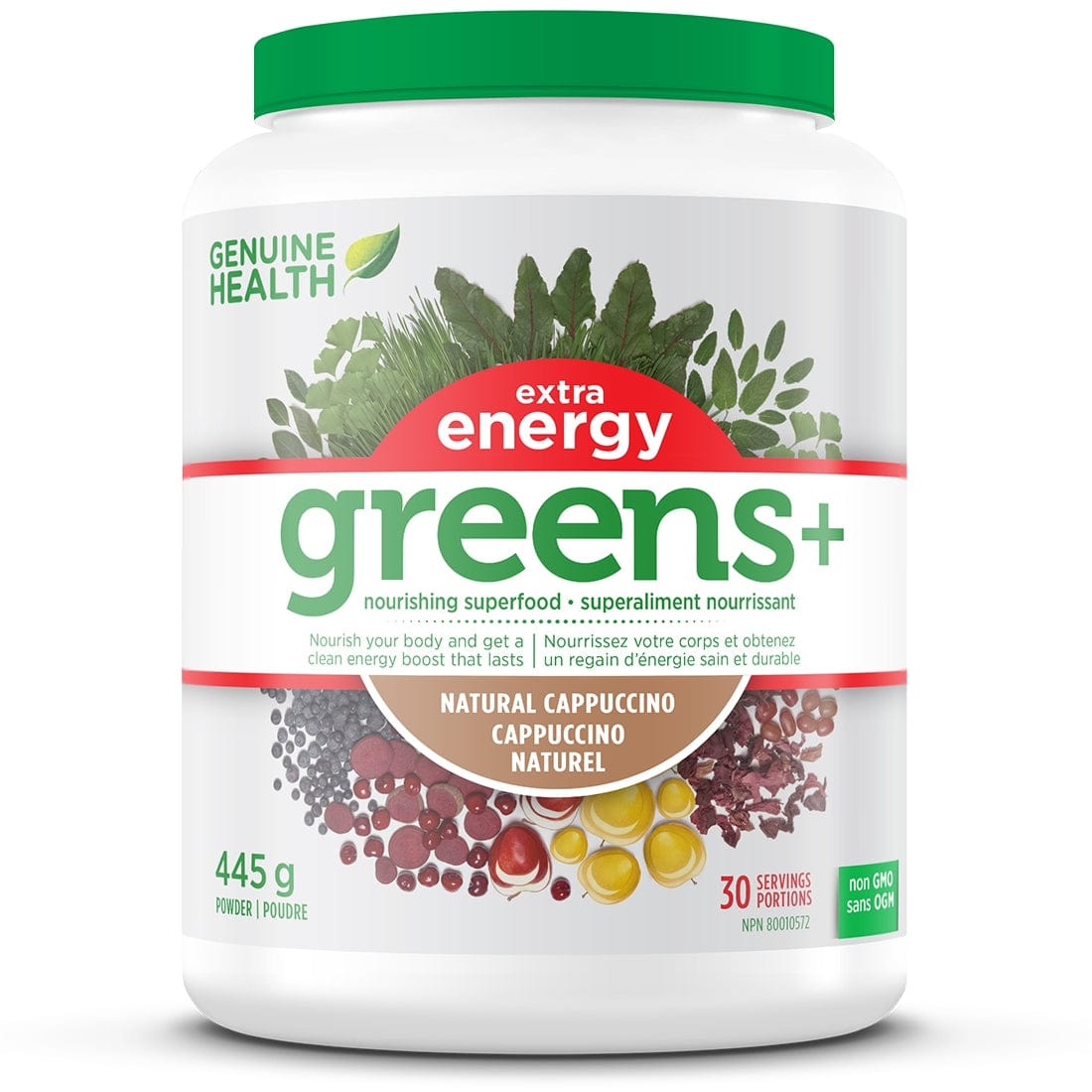 Genuine Health Greens+ Extra Energy Greens Powder