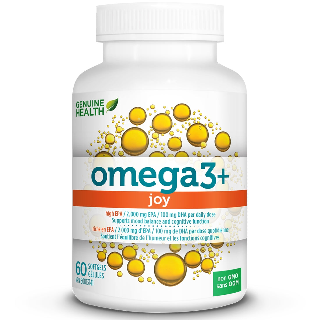 Genuine Health Omega3+, Joy Capsules