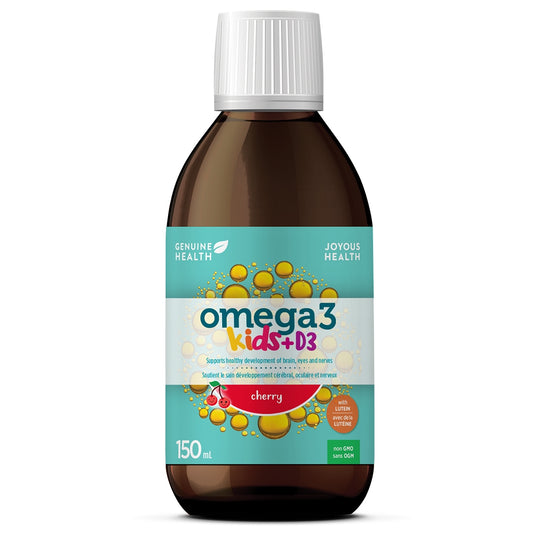 Genuine Health Omega3 Kids + D3 with Lutein (Non-GMO), 150ml