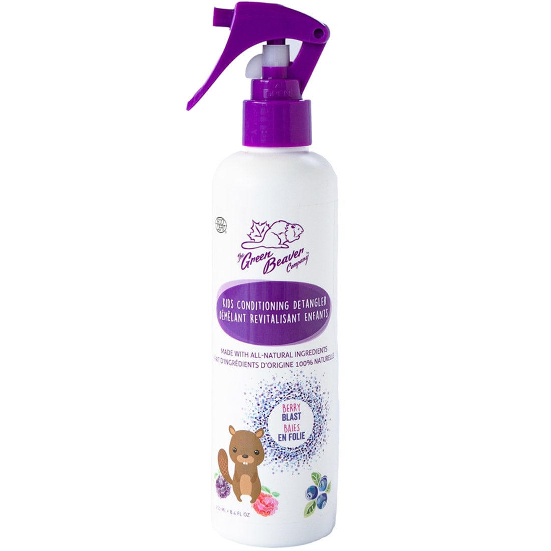 Green Beaver Junior Boreal Berries Conditioning Detangler, 250ml