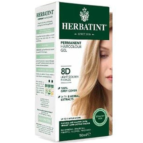 Herbatint 8D Light Golden Blonde (Permanent), 135ml