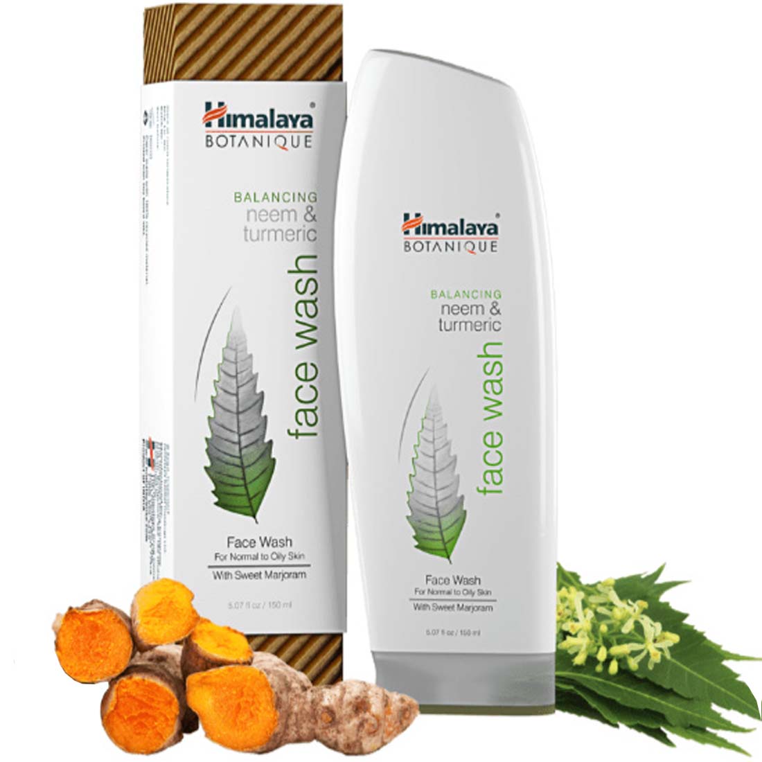 Himalaya Herbal Neem & Turmeric Face Wash, 150ml