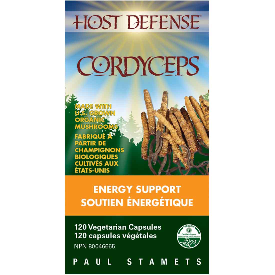 Host Defense Cordyceps, Energy Support