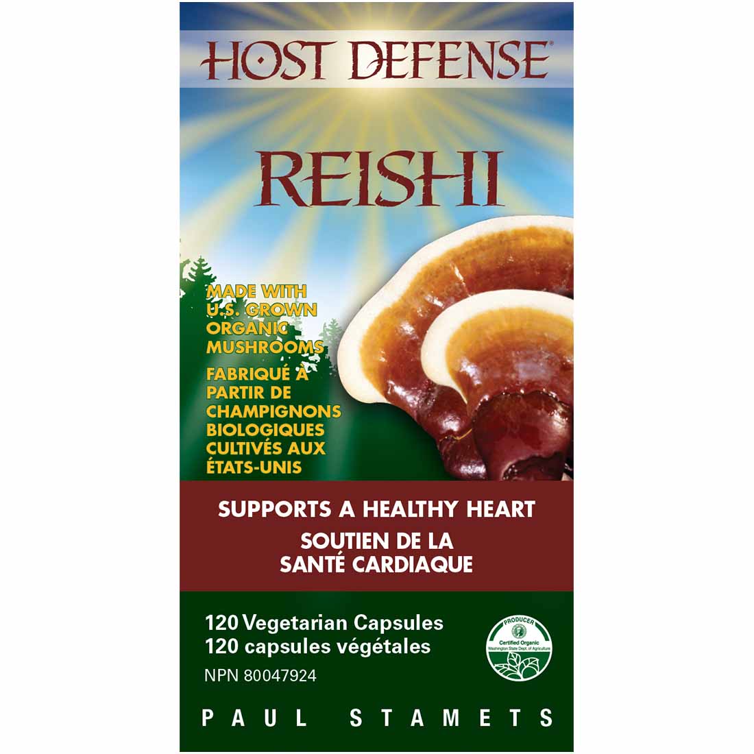 Host Defense Reishi, Supports A Healthy Heart