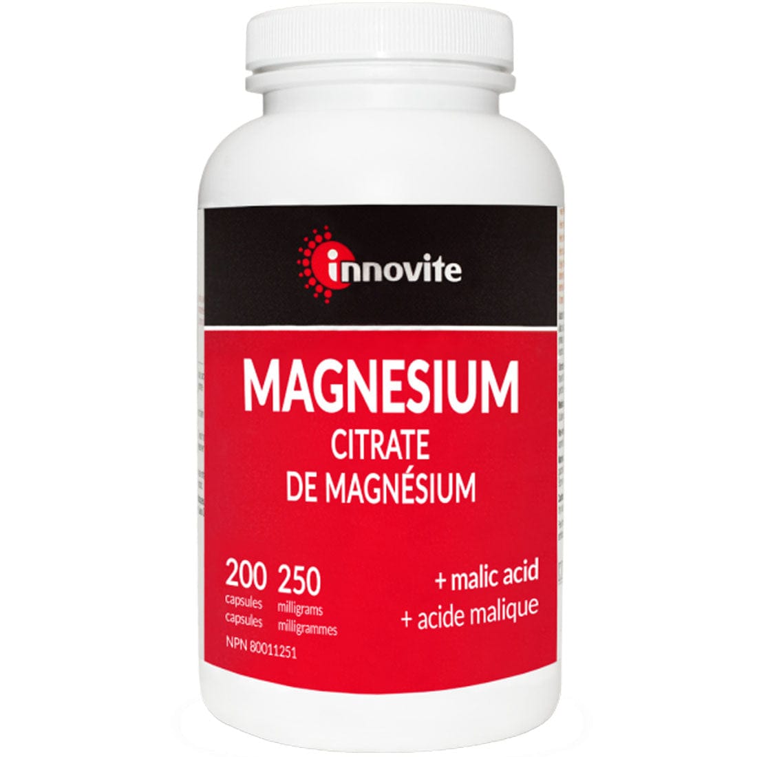 Innovite Magnesium Citrate 250mg (Transitioned to: CanPrev Magnesium Citrate 150mg, 120 Vegetable Capsules)