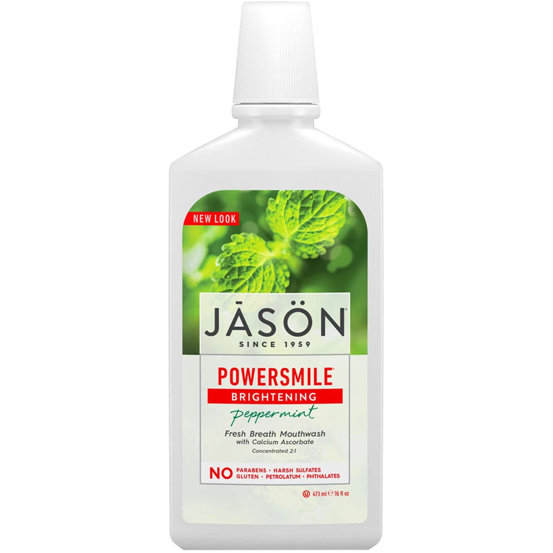 Jason Power Smile Natural Mouthwash, 473ml