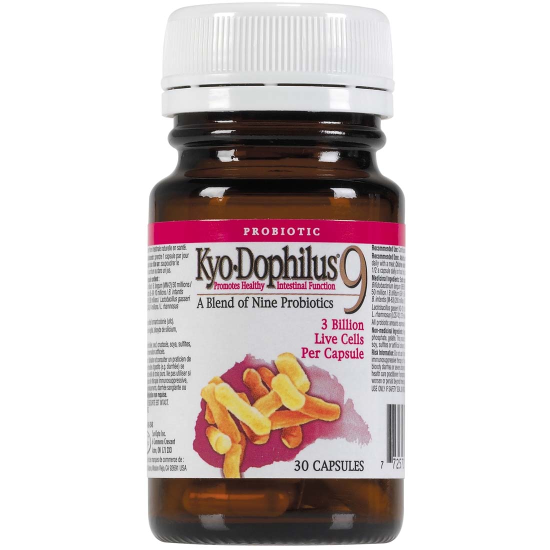 Kyolic Kyo-Dophilus 9 Strain, 3 Billion, 30 Capsules