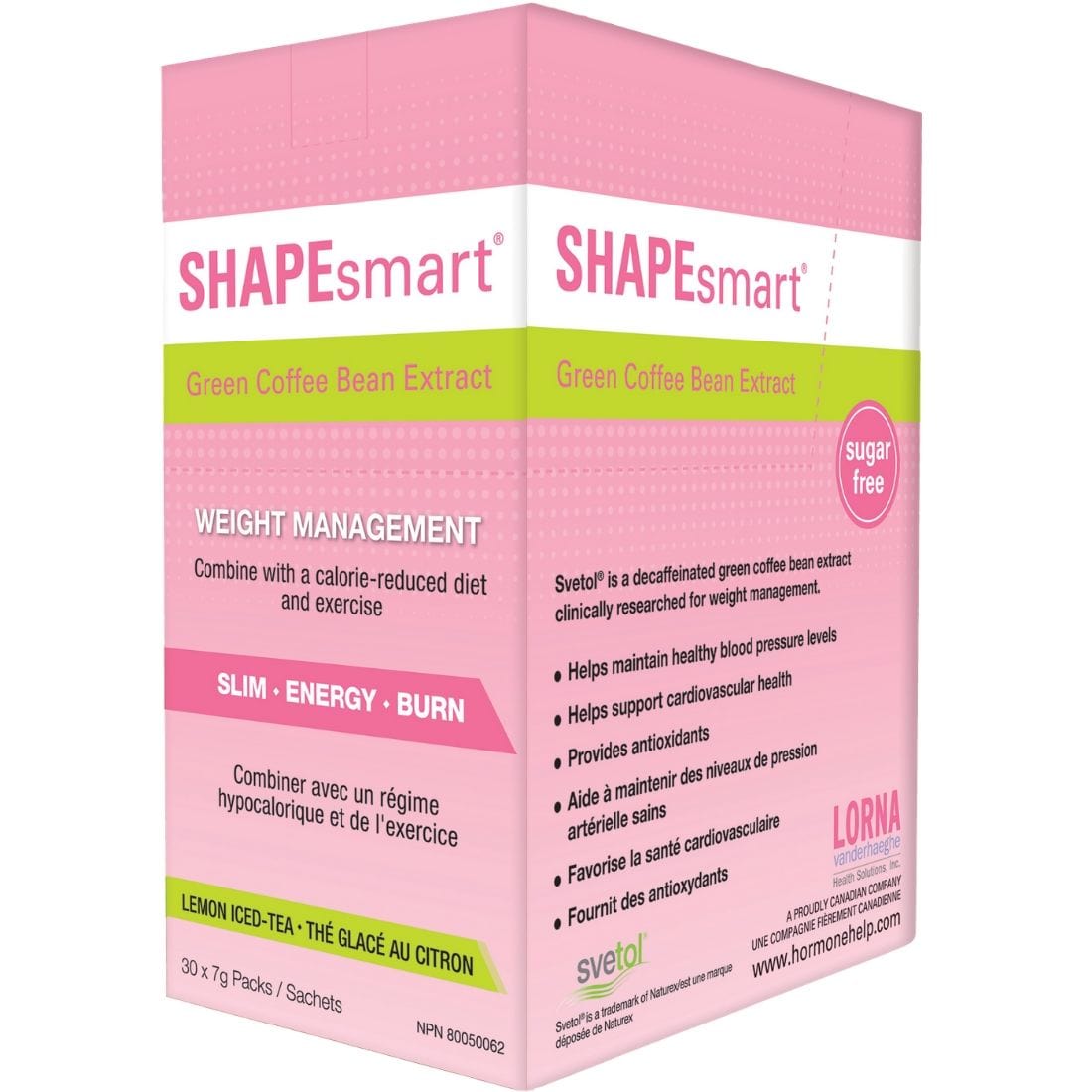 Smart Solutions Shapesmart, Svetol Green Coffee Bean, 50% Chlorogenic Acids, 30 Packets (Formerly Lorna Vanderhaeghe)