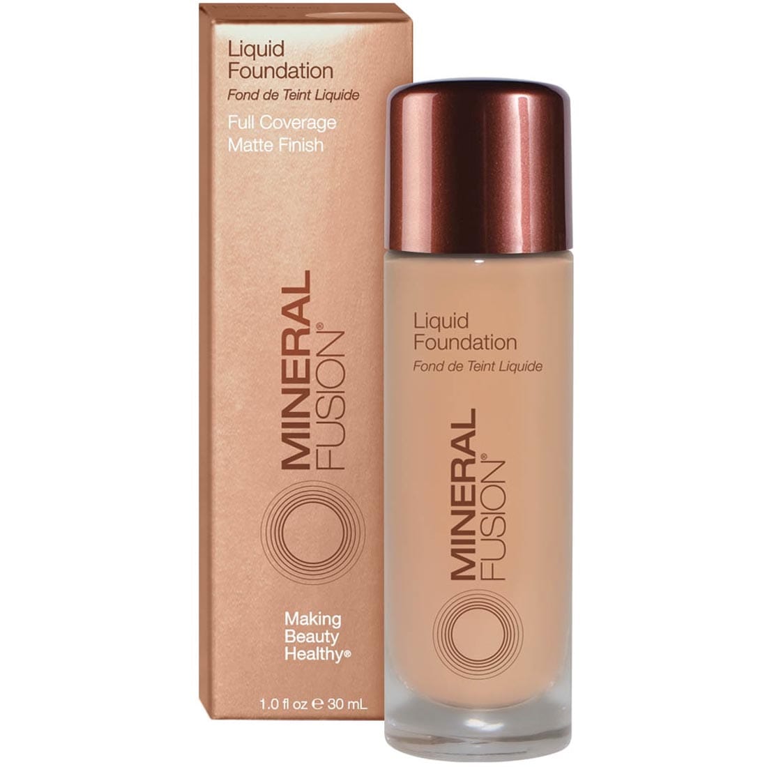 Mineral Fusion Liquid Mineral Foundation, 30ml, Clearance 35% Off, Final Sale