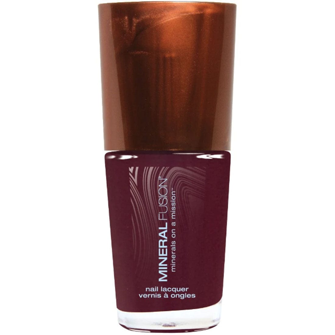 Mineral Fusion Nail Polish Pretty in Plum, 10mL