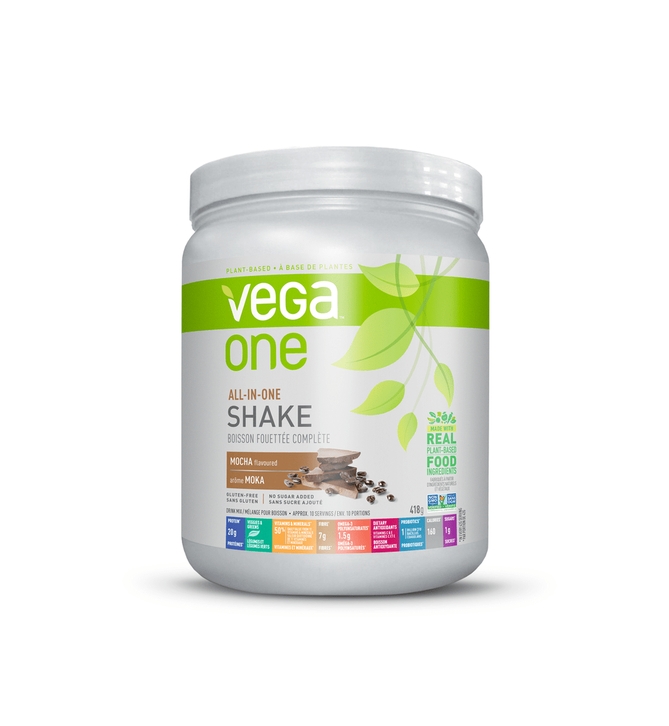 Vega All in One Shake, Vegan Protein, Greens, Fiber, Probiotics and Vitamins