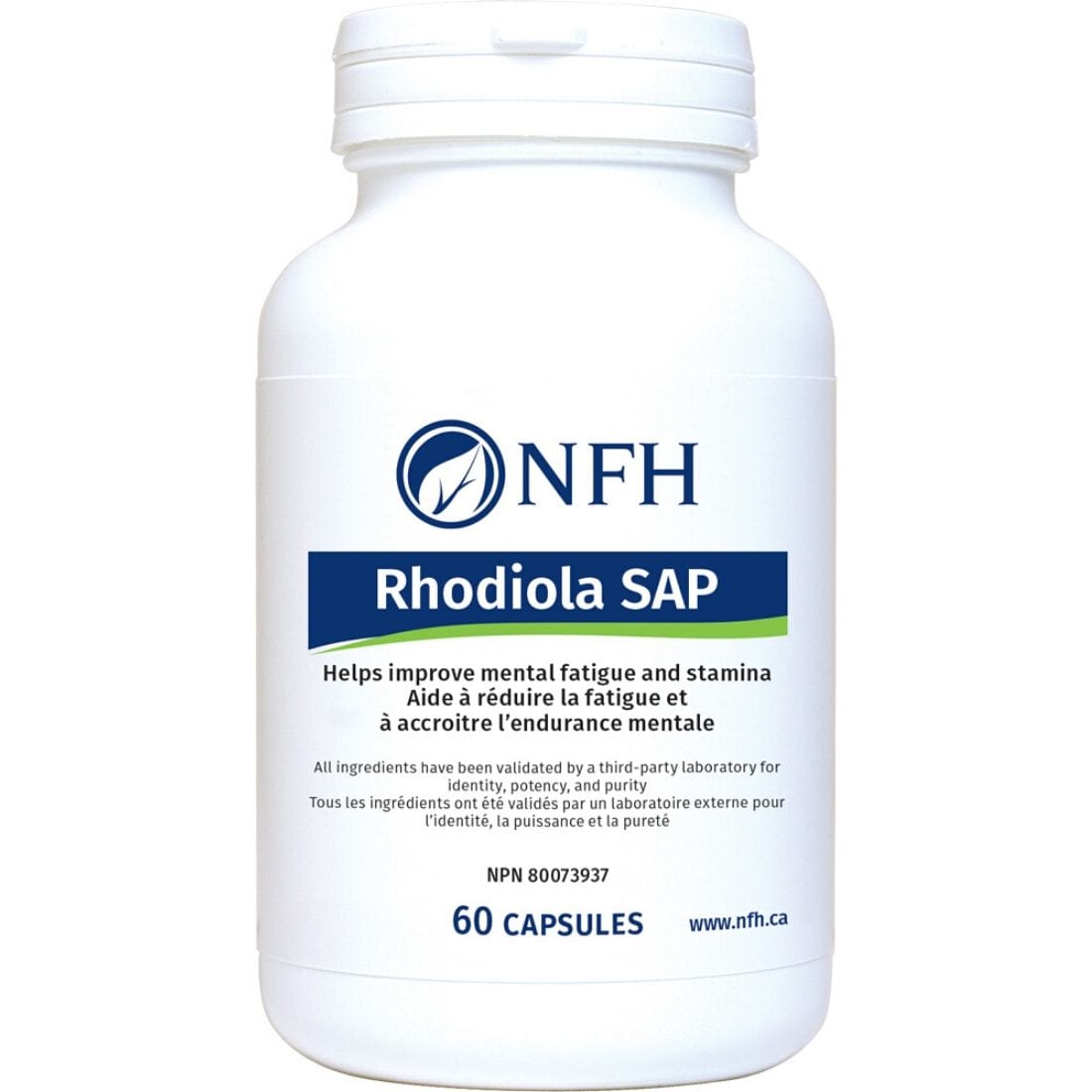 NFH Rhodiola SAP, 60 Capsules