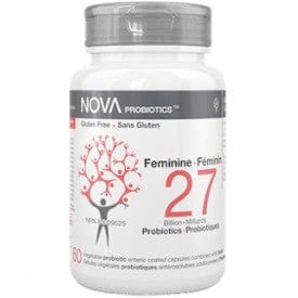 NOVA Probiotic Feminine 27 Billion, 60 Capsules