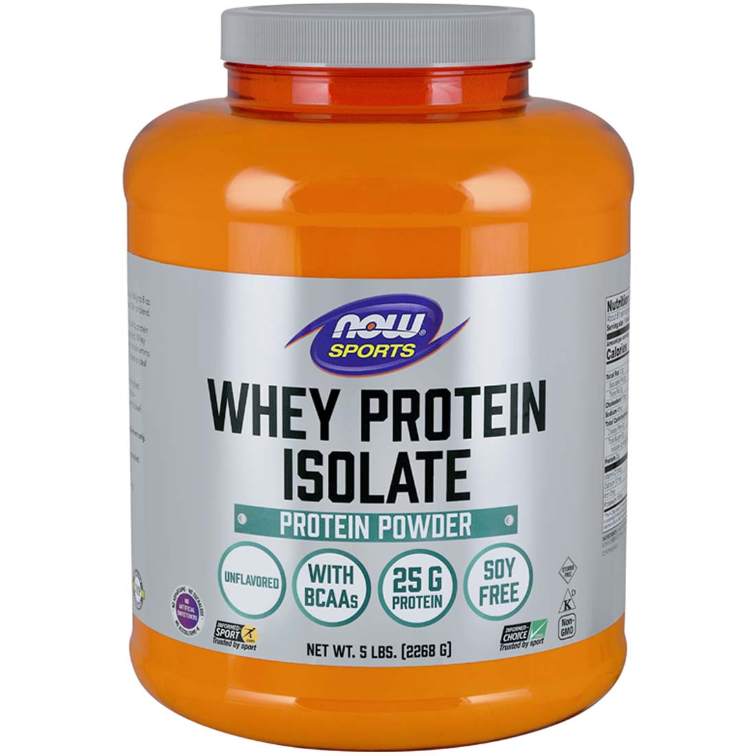 NOW 100% Natural Whey Isolate Protein (Microfiltered)