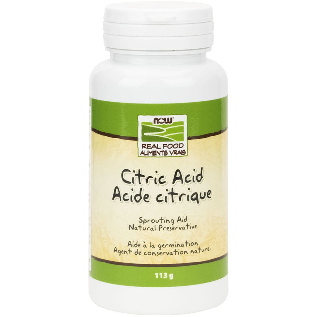 NOW Citric Acid, 113g