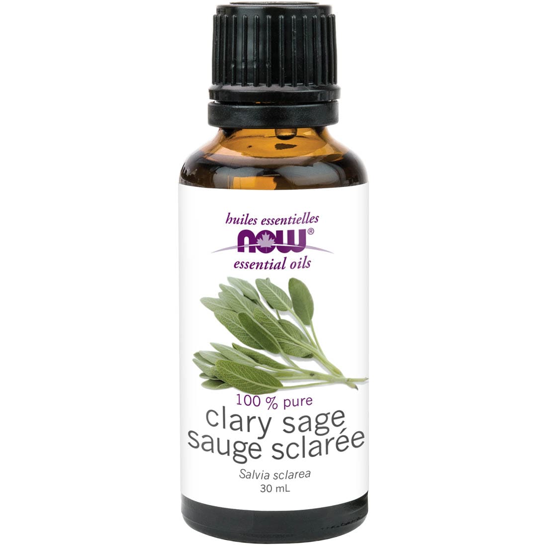 NOW Clary Sage Oil (Aromatherapy), 30ml