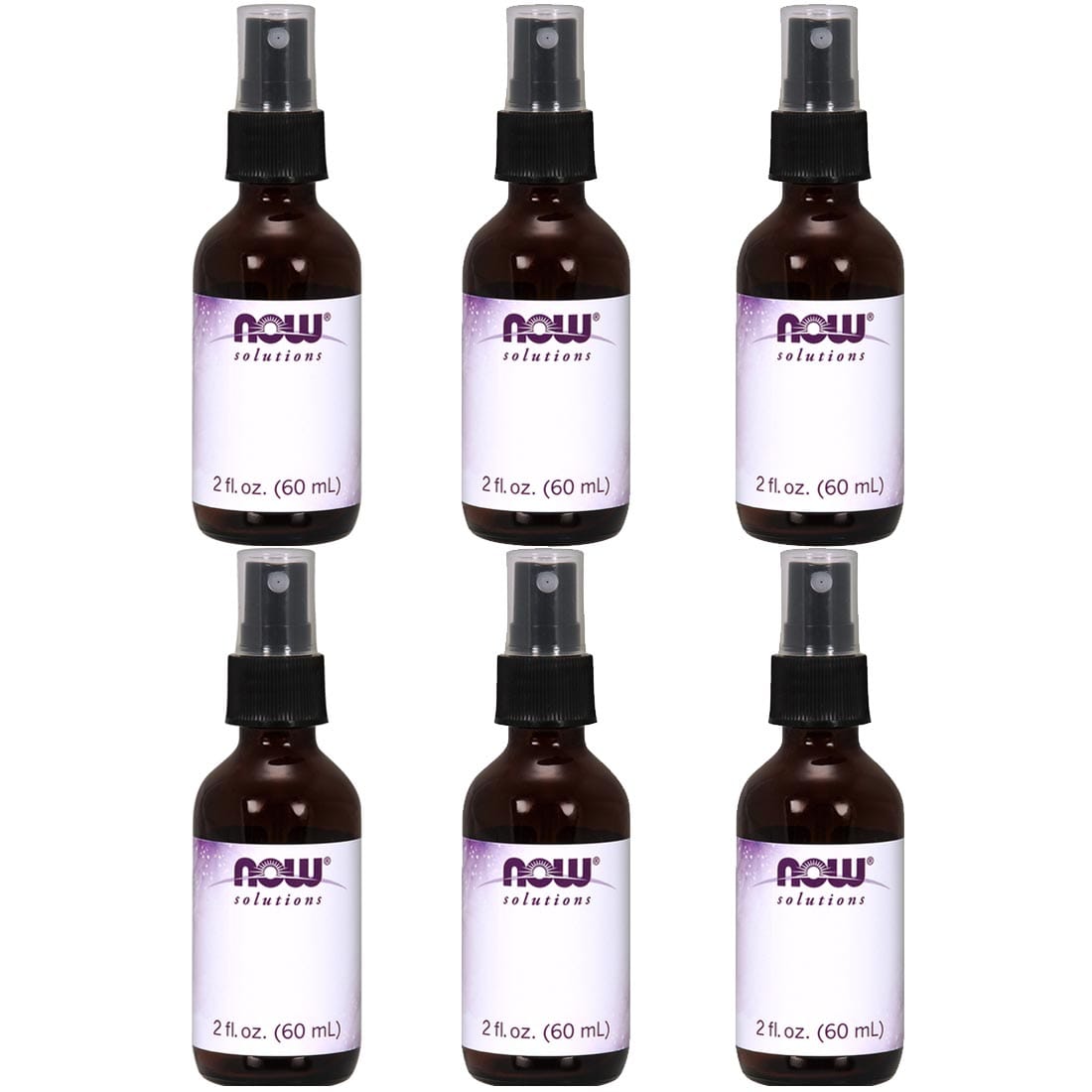 NOW Empty Amber Glass Bottles with Sprayer (DIY)