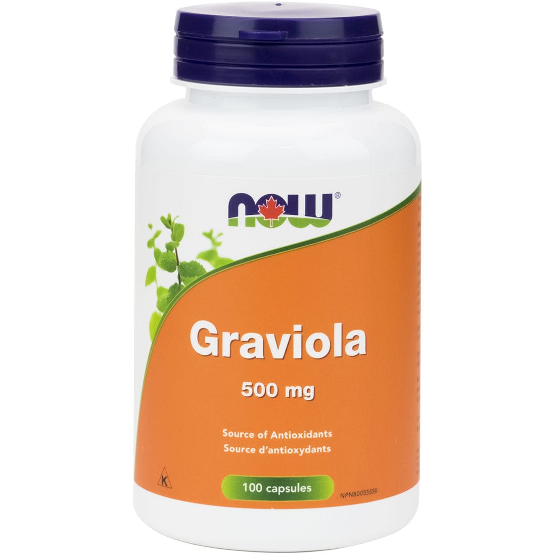 NOW Graviola 500mg, 100 Capsules