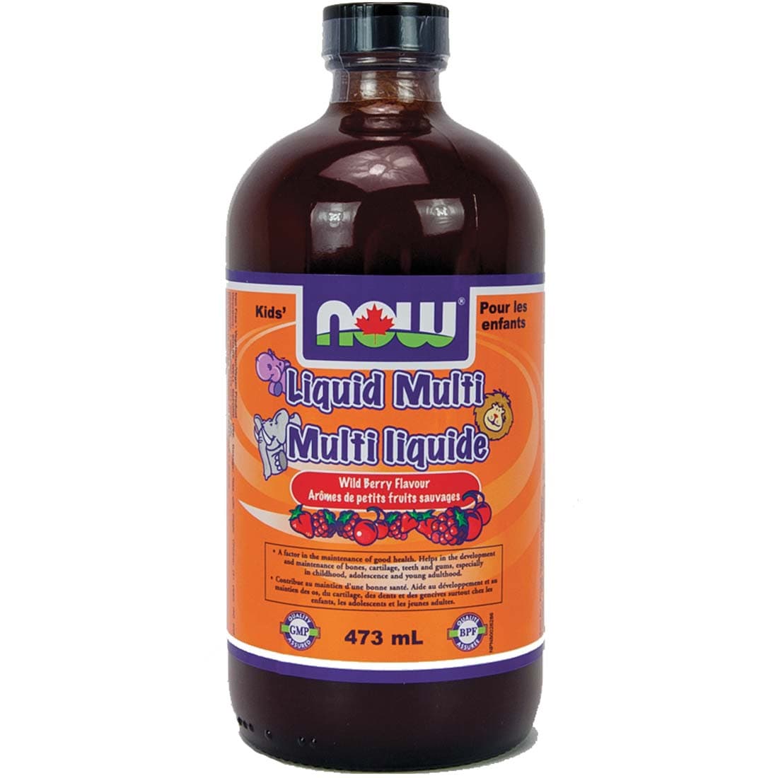 NOW Kids Liquid Multi, Iron Free, 473ml