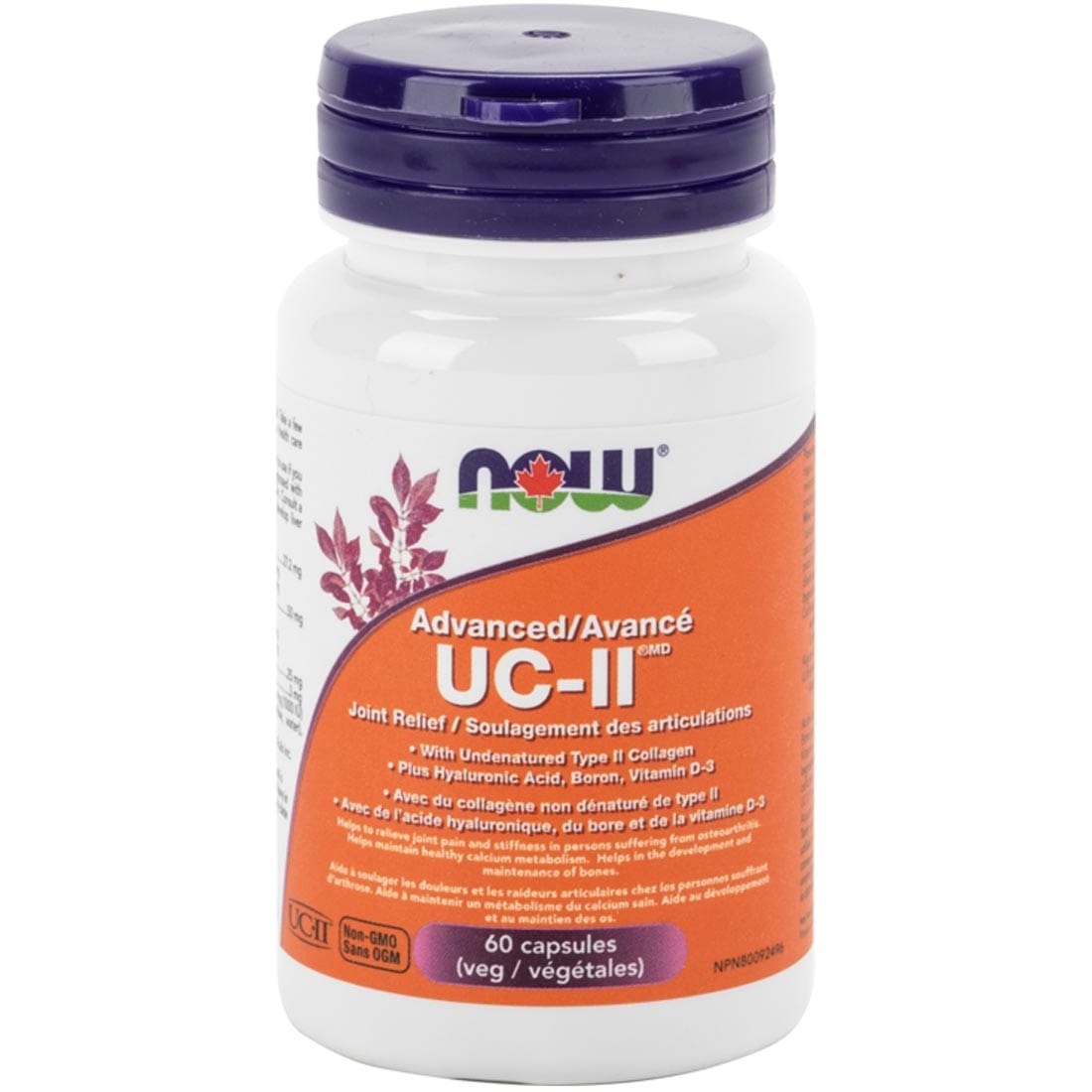 NOW UC-II Undenatured Collagen, 40mg, 60 Vcaps