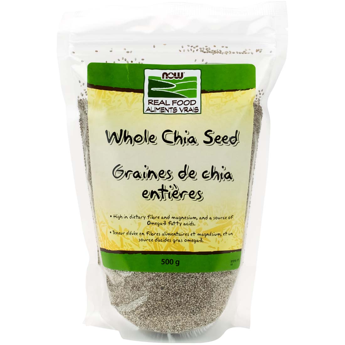 NOW Whole Chia Seeds, 500g