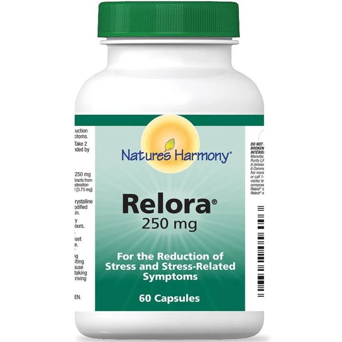 Nature's Harmony Relora 250mg, 60 Capsules
