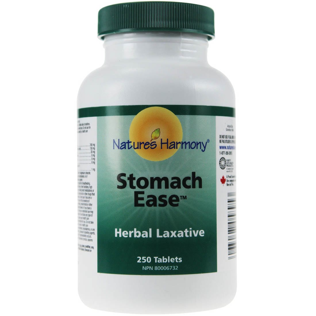 Nature's Harmony Stomach Ease Herbal Laxative Tablets