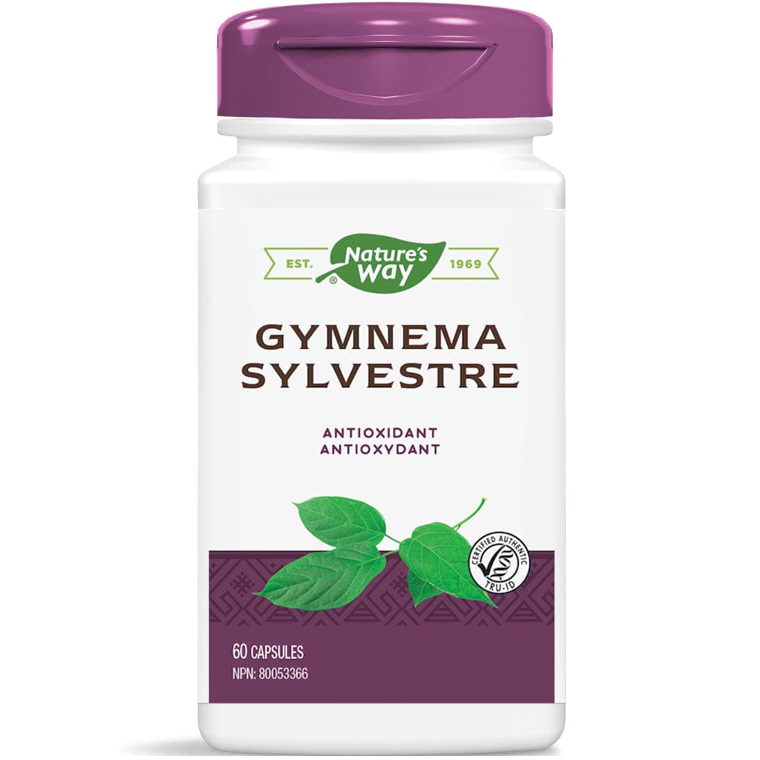 Nature's Way Gymnema Standardized Extract, 60 Vegetable Capsules