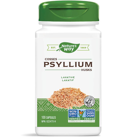 Nature's Way Psyllium Husks (Fibresyl), 100 Vcaps