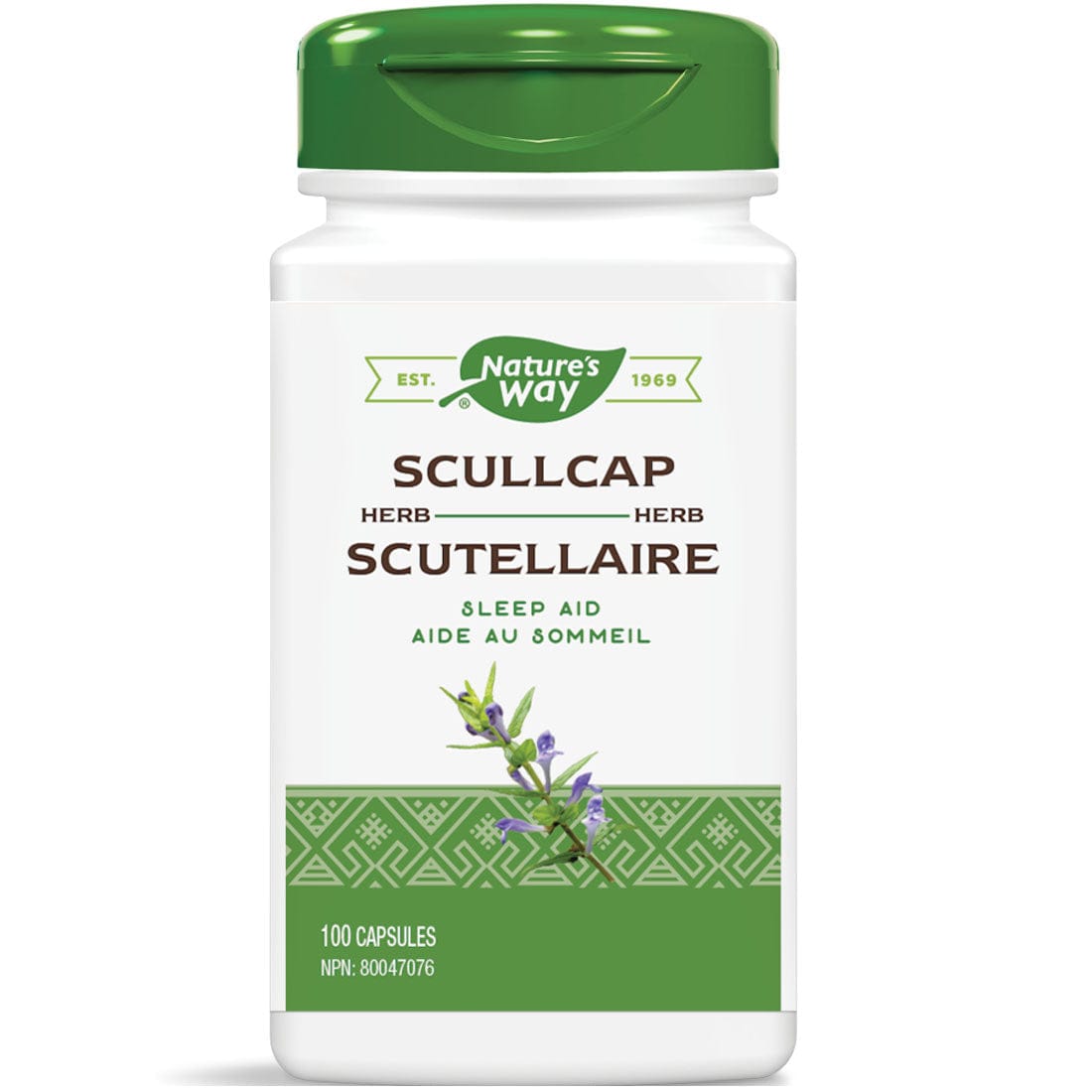 Nature's Way Scullcap Herb, 100 Caps