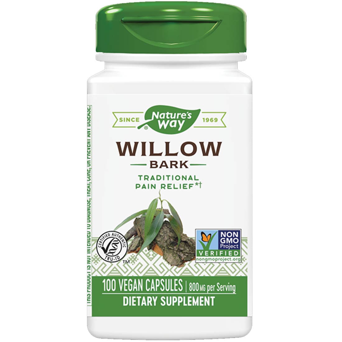 Nature's Way White Willow Bark, 100 Capsules