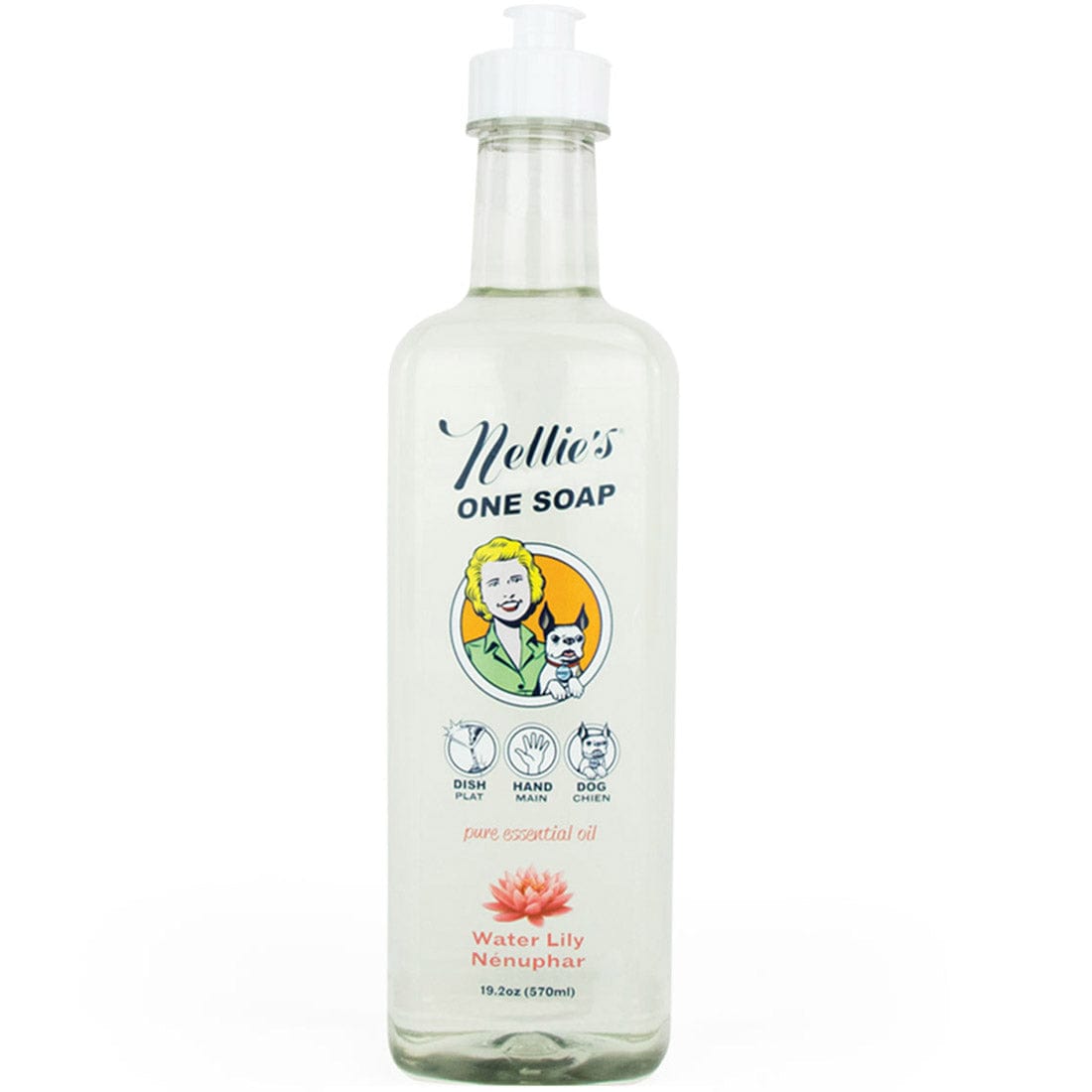 Nellie's One Soap (For Dishes, Dogs, and Hands), 570ml