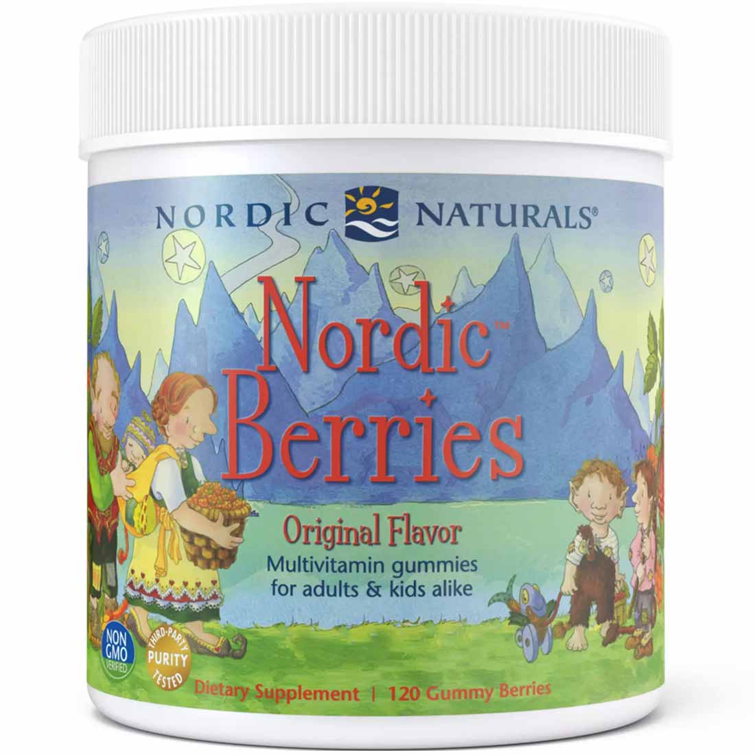Nordic Naturals Nordic Berries (Children's Multivitamin), 120 Gummy Berries (Citrus Flavoured)