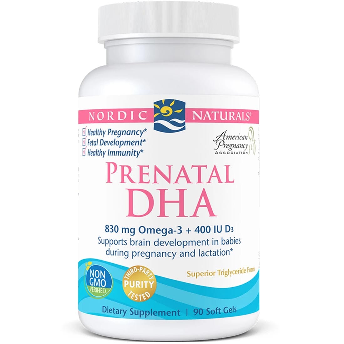 Nordic Naturals Prenatal DHA, 90 Softgels
