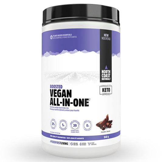 North Coast Naturals Boosted Vegan All-In-One Protein Powder, 840g