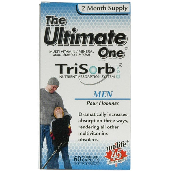 Nu-Life The Ultimate One Trisorb Multivitamin for Men (2 Month Supply), 60 Caplets