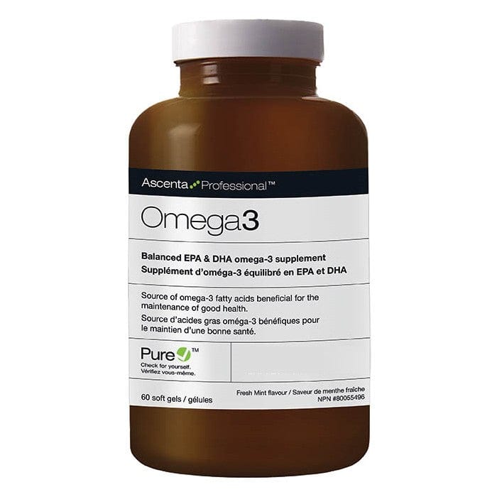 Ascenta Professional (Formerly Integrative Therapeutics) PRO Omega3 Softgels, 60 Softgels