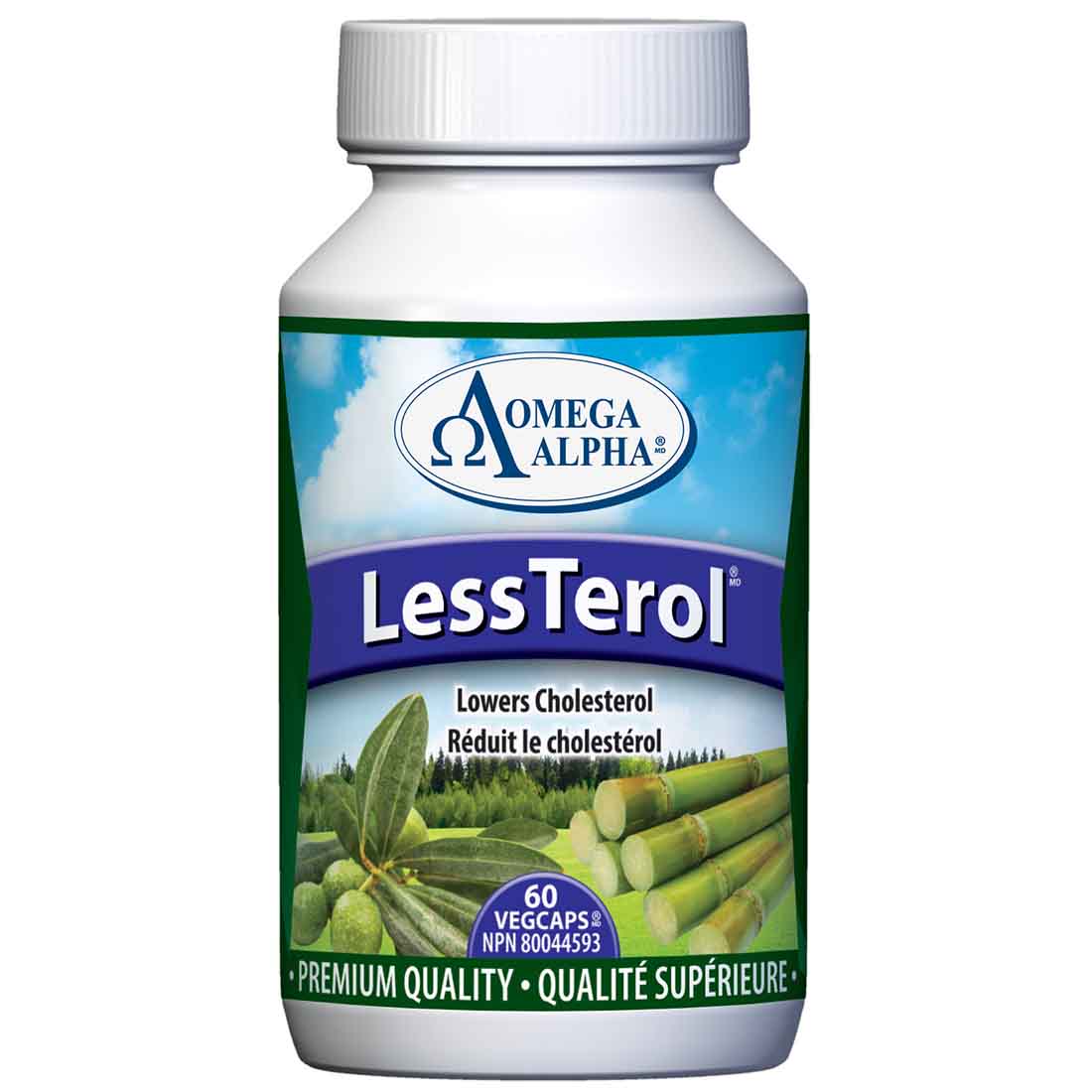 Omega Alpha LessTerol, 60 VCapsules