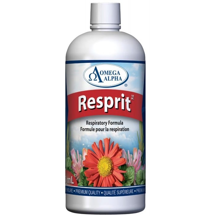 Omega Alpha Resprit Respiratory Formula, Fast and Effective Respiratory Relief, 500ml