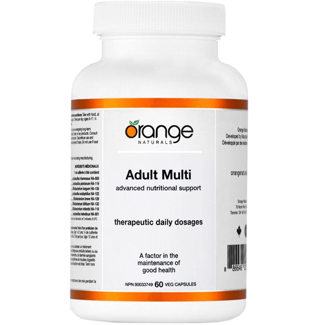 Orange Naturals Adult Multi, 60 V-Capsules