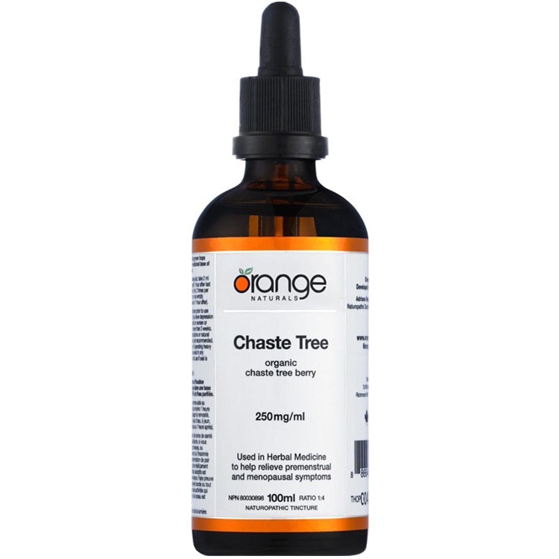 Orange Naturals Chaste Tree, 100ml Tincture