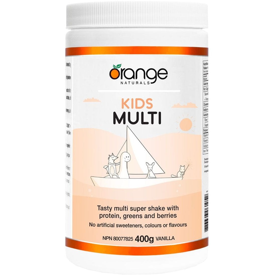 Orange Naturals Kids Multi Protein Powder with Greens and Berries (Formerly ND Shake For Kids), 400g