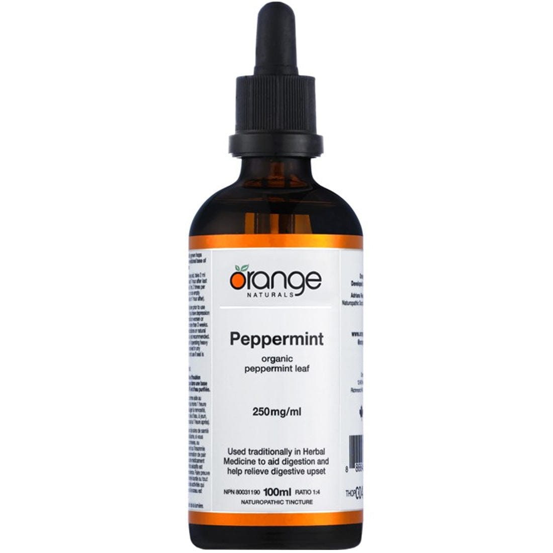 Orange Naturals Peppermint, 100ml Tincture