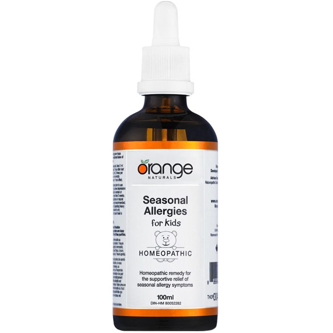 Orange Naturals Seasonal Allergies Homeopathic Remedy, 100ml