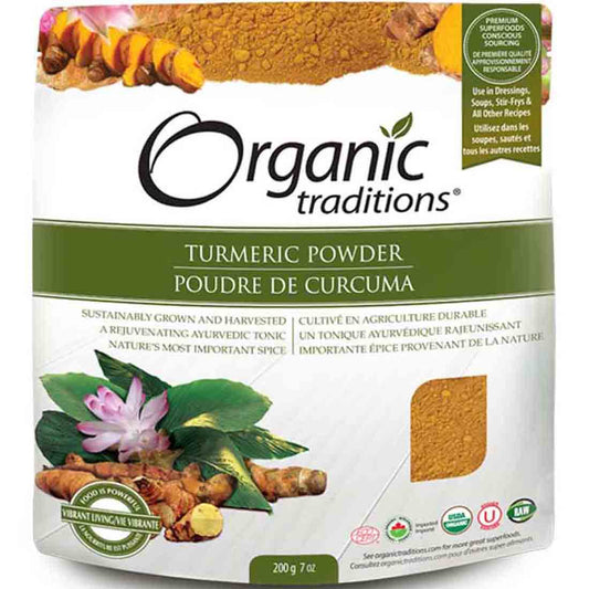 Organic Traditions Turmeric Powder, 200g