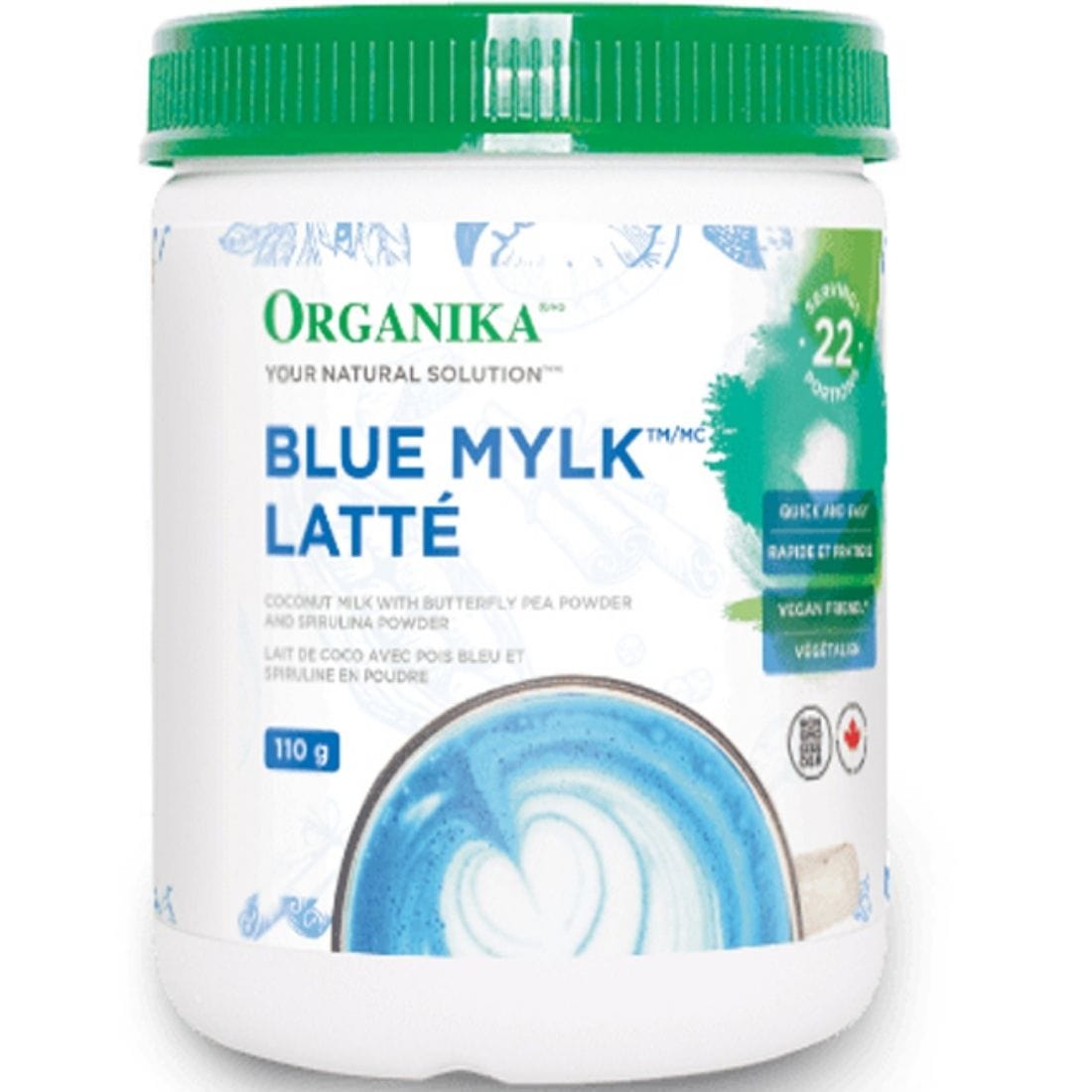 Organika Blue Mylk Latte Plus Prebiotics, 200g