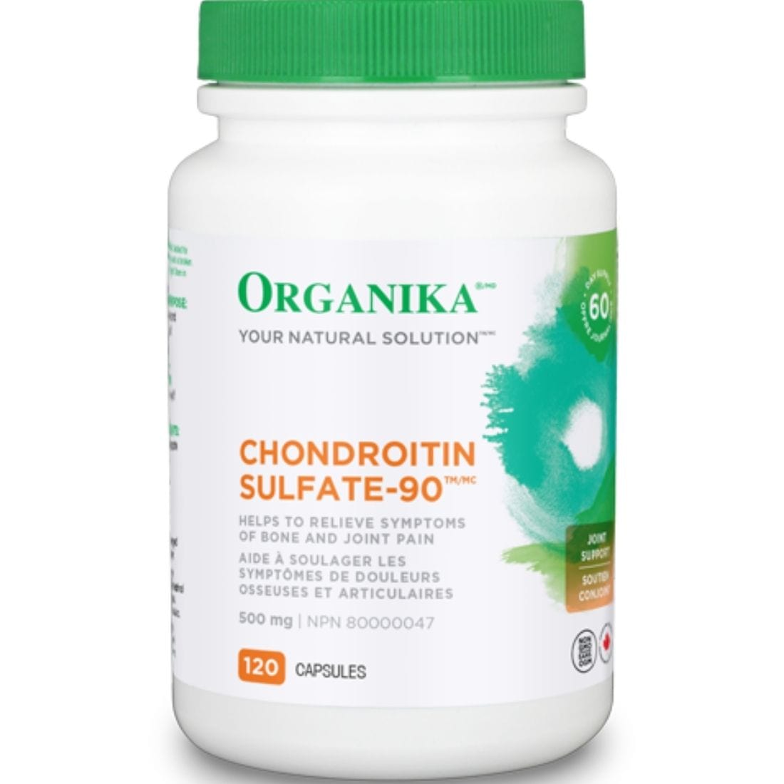 Organika Chondroitin Sulfate 90, 500mg